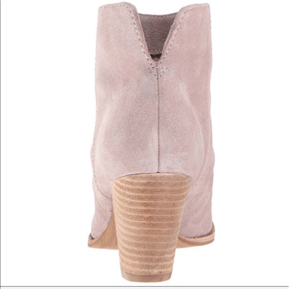 Slouch Ruched Top Chunky Heel Western Ankle Boots - Picture 3 of 4